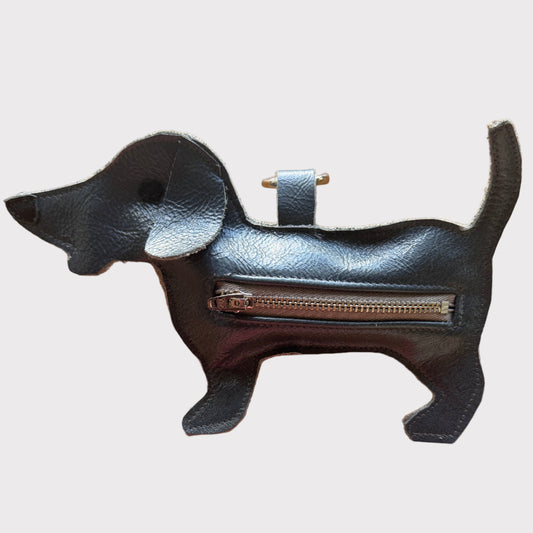 Leather-fog-shaped-waste-bag-holder-with-zipper