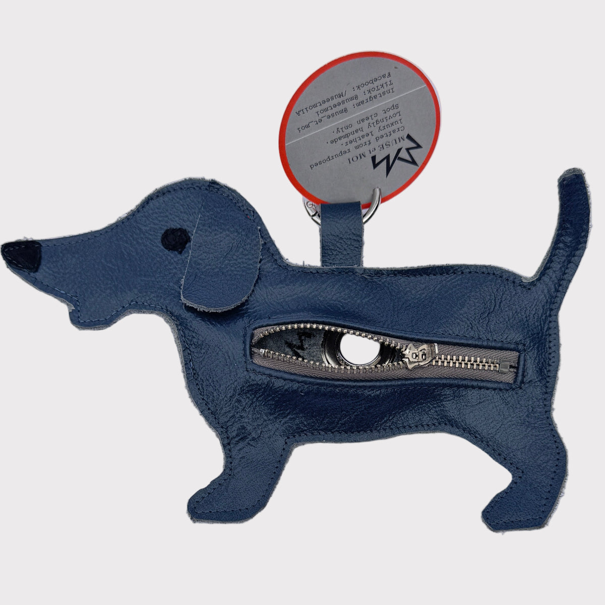 Le Sniffer - Leather Dog Poop Bag Dispenser / Holder